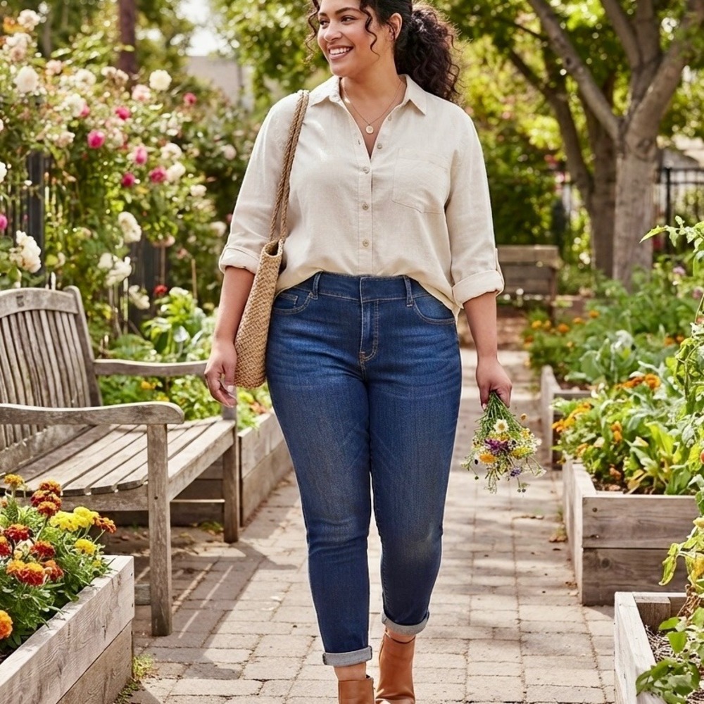 Torrid Denim First at Fit Jegging Blue Medium Wash High Rise Jeans 28T Tall NEW